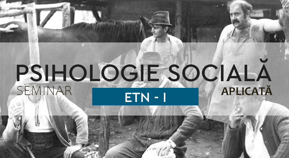 Psihologie Socială Aplicată (seminar) - ETN1